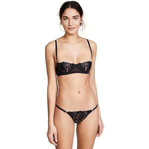 Kendall + Kylie Womens Embroidery Mesh Bra,32D